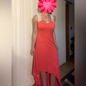 Raviya orange summer dress